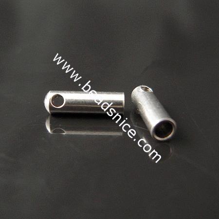 Brass Terminators,7.5x2mm,Hole:about 1mm,Lead Safe,Nickel Free,