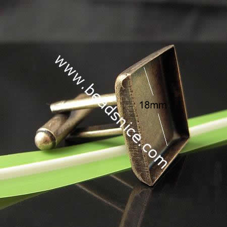 Jewelry brass buckle,base diameter:18mm,thickness:0.5mm, Nickel free ,
