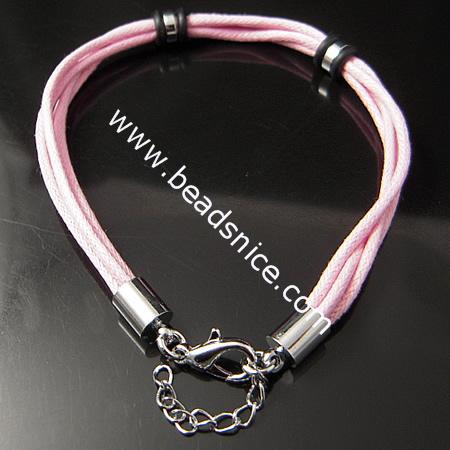 Jewelry Making Bracelet Cord,8 inch,Thickness:2mm,Clasp:4mm,4 rows,