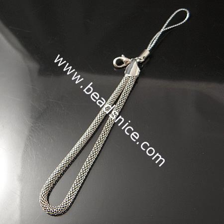 Brass Call Phone Strap,3 inch,Thickness:3mm,Lead-Safe,Nickel-Free,
