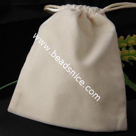 Velveteen Gift Bag with South Korea Ribbons ,100x120mm,100pcs per bag,