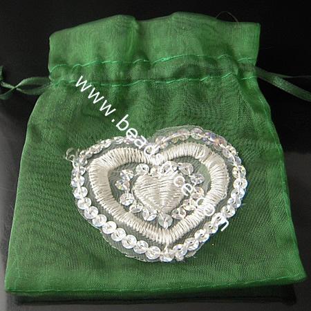 Organza Gift Bag，100X120mm,100pcs per bag,