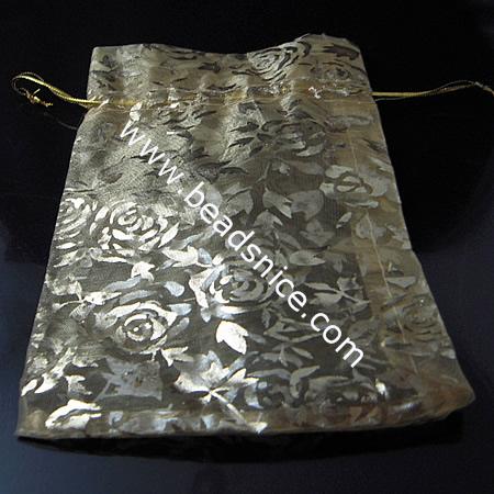 Packaging bags organza bag gift bags floral design wholesale bag for jewelry
