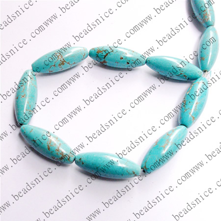 Turquoise Rice,11X30mm,hole:1.2,16inch