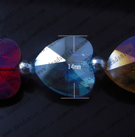 crystal 6202 Hearts Drops,Heart,14X14X8.5mm,hole:1.2mm,inch:14,