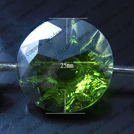 Other crystal Crystal Beads ,25X25X13mm,hole:2mm,inch:11,