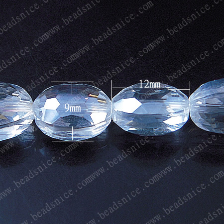 Other crystal Crystal Beads,9X12X6mm,hole:1.2,14inch,