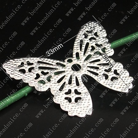 Filigree pendant connector animal butterfly connectors wholesale fashion jewelry components brass DIY nickle-free lead-safe