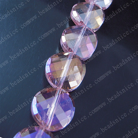crystal 5621 Twist Bead,14x14x6mm,hole:1.2mm,12inch,