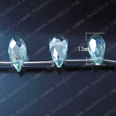 crystal 6000 teardrop pendant ,Teardrop,6X12mm,hole:1.2mm,11inch,