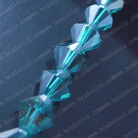 crystal Crystal 5301 Bicone Beads ,ABcloar,6X6mm，hole:1.2mm,11.8inch,