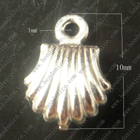 Extender chain drop shell pendant wholesale jewelry accessory brass lead-safe nickel-free