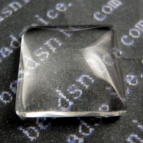 Domed Clear Glass Square Cabochons,25x25mm,nickel free, Great for Rings , Pendant Settings and Earring Blanks