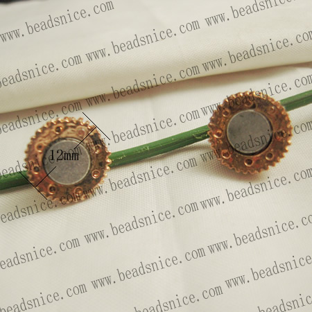 Alloy magnetic clasps strong magnetic clasp micro-inlay zircon wholesale fashion jewelry findings zinc alloy DIY