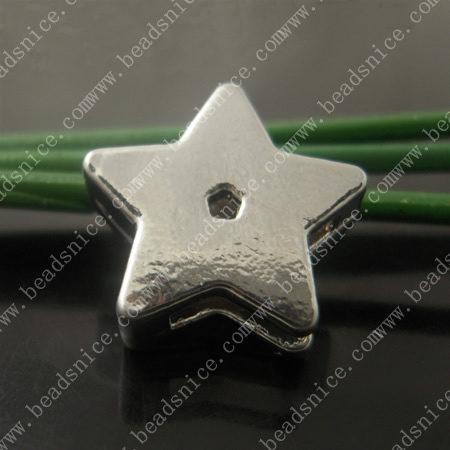 Rhinestone beads,17X17X5mm,hole:2X11mm,