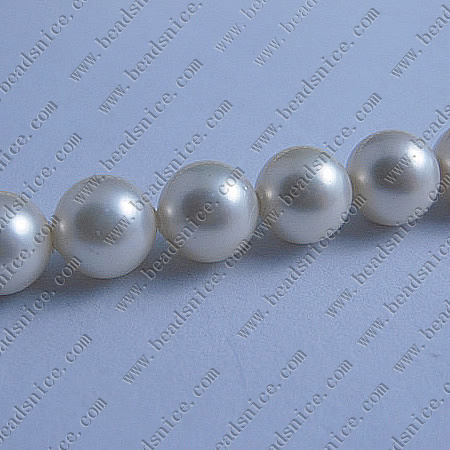 South Sea Shell Beads  Round  8mm  Hole:Approx 0.8MM, A grade, Sold per 16-Inch Strand,