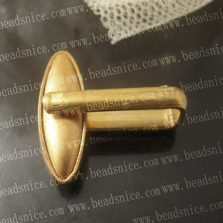 Brass CUff Link Findings,18X18mm,