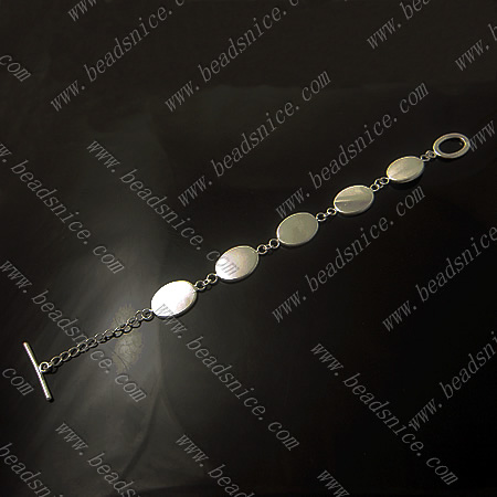 Bracelet Base,Brass,Clasp:8x13mm,Base Diameter:13x18mm,