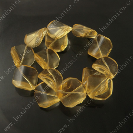 Crystal Beads，21X20X8mm，hole:1mm,30inch,