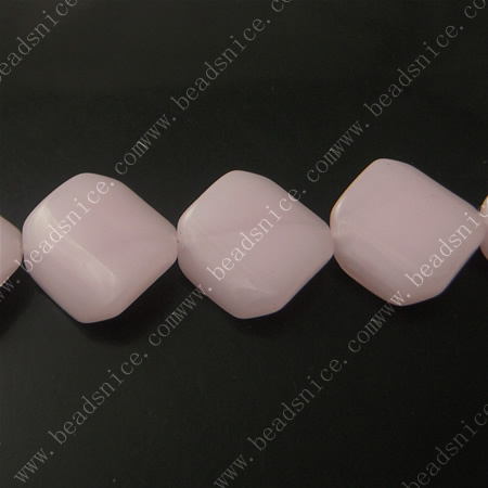 Crystal Beads，20X20X8mm，hole:1mm,30inch,