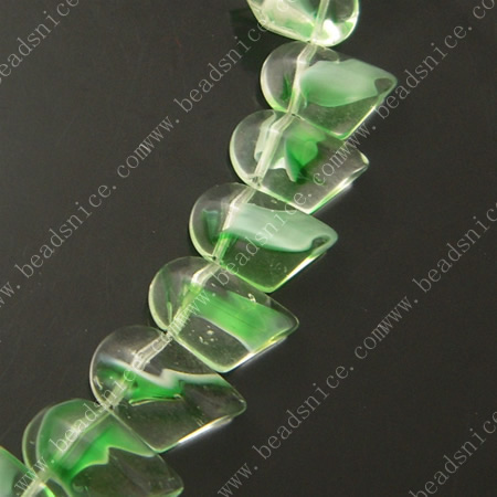 Crystal Beads，10X15X7mm，hole:1mm,38inch,