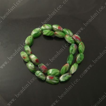 Crystal Beads，9X13X7mm，hole:1mm,30inch,