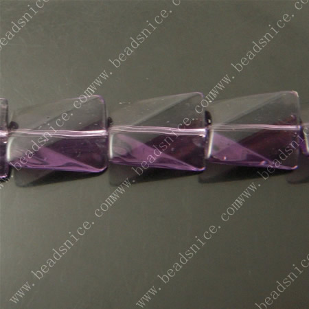 Crystal Beads，11X15X5.5mm，hole:1mm,33inch,