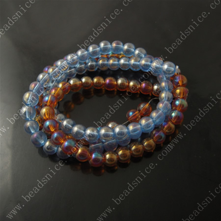 Crystal Beads，6mm,hole:1mm,13inch