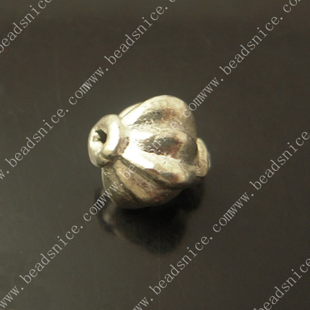 zinc Alloy Beads Caps,7X8mm,lead-free,nickel-free,