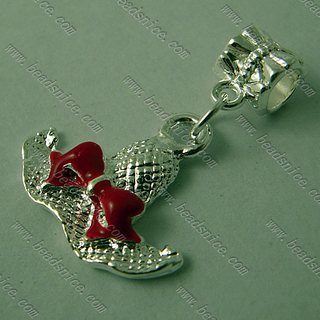 Zinc Alloy Charms,29x20mm,Hole About:5mm,Nickel-Free,Lead-Safe,