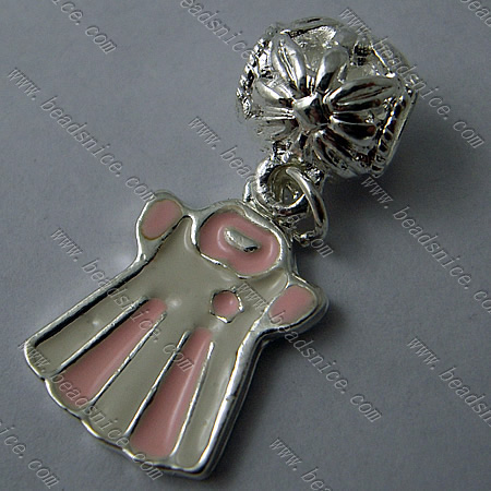 Zinc Alloy Charms,33x13mm,Hole About:5mm,Nickel-Free,Lead-Safe,