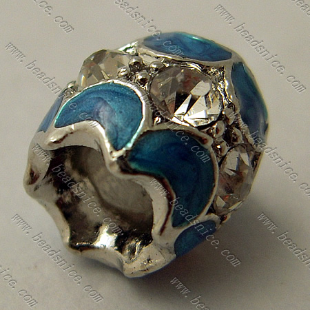 Zinc Alloy Beads,12x12x11mm,Hole About:5mm,Nickel-Free,Lead-Safe,