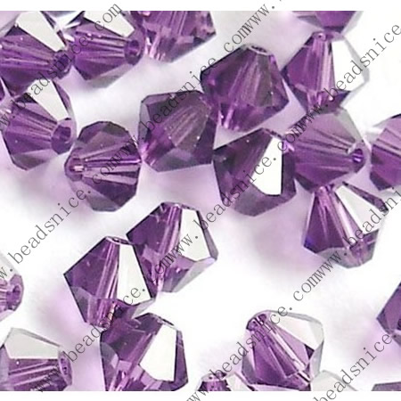crystal Crystal 5301 Bicone Beads ，5X5mm,hole:1.2mm,11.8inch