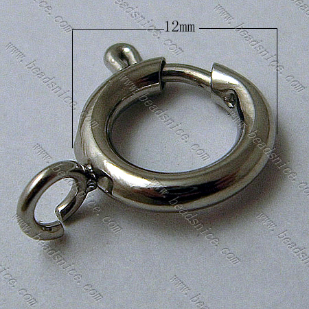 Stainless Steel Spring Rings Clasp,Steel 316,12mm,
