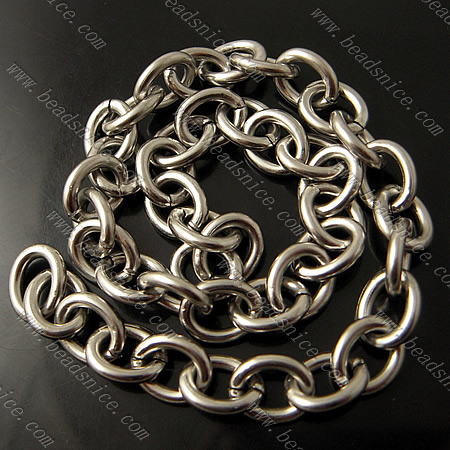 Stainless Steel Chain,7.2x9.6x11.5mm,