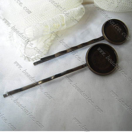 Hairpin Clips,Brass, base inside diameter: 10mm,long :55MM,