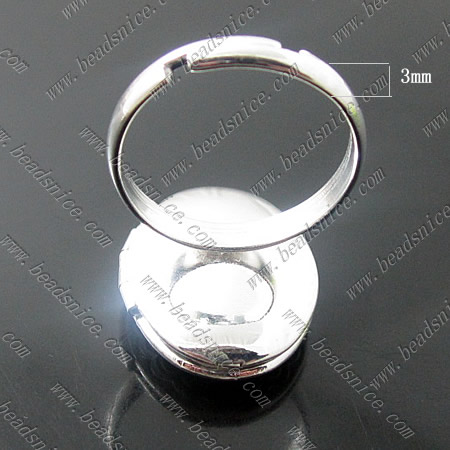 Photo locket  ring;size:7,oval
