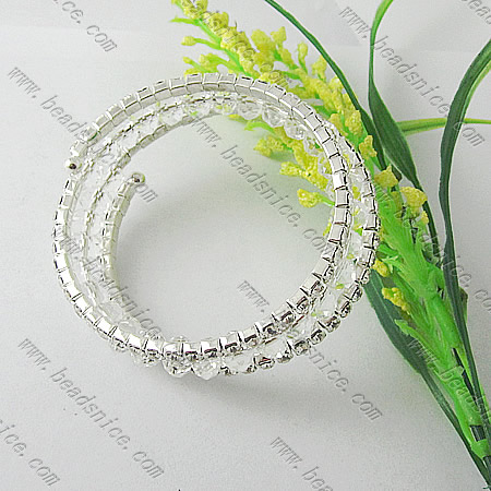 Imitated Austria Crystal Glass Bracelet,15mm,