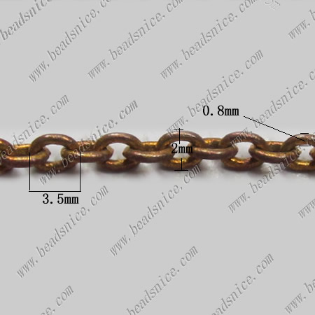 Fashion jewelry chain oval link chain wholesale vogue jewelry components nickel-free lead-safe more colors for choice
