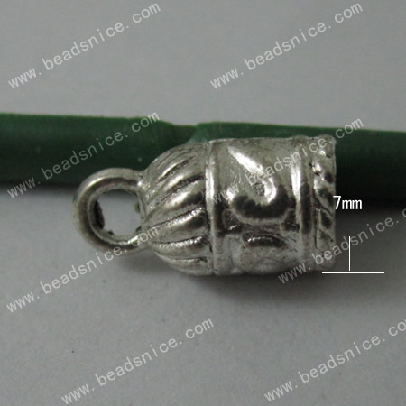 Zinc Alloy Bead Caps ,13.5x7x7mm,Hole:2mm,Nickel-Free,Lead-Safe,