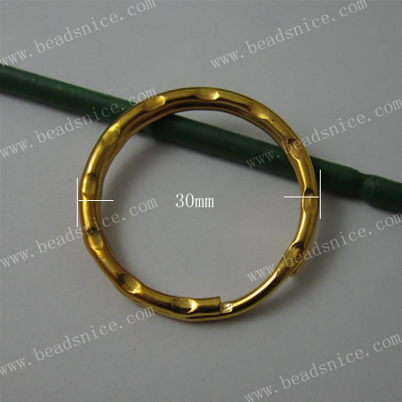 Key  Rings,30X2.5mm,nickel free,lead safe,