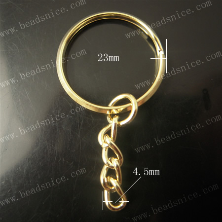 Key  Rings,23X26X4.5mm,nickel free,lead safe,