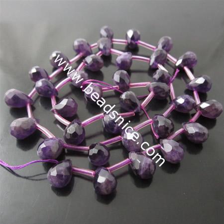 Amethyst Beads Natural,7x7x10mm,