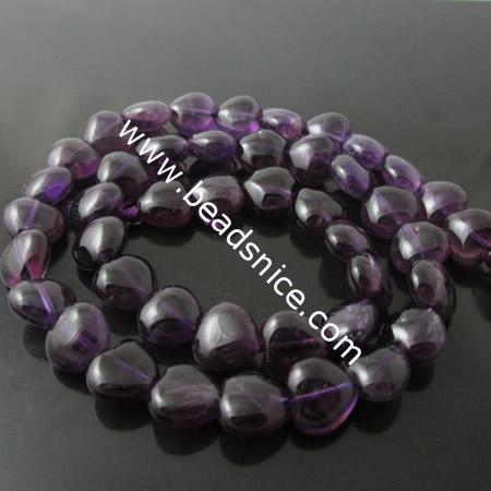 Amethyst Beads Natural,Heart,10x10x5mm,