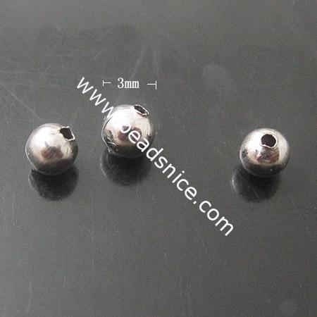 Stainless Steel Beads,3mm,