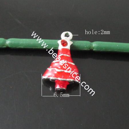 Zin Alloy Pendant，26X4X6.5mm，Hole:2mm，Nickel-Free，Lead-Safe，