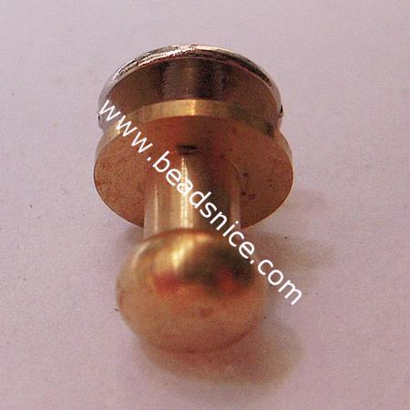 Other Brass Findings,7x7mm, ball 4mm