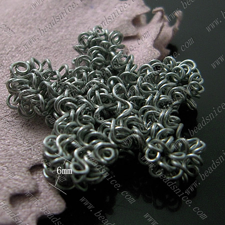 Thread component iron wire crafts unique designs star shape wholesale jewelry findings nickel-free