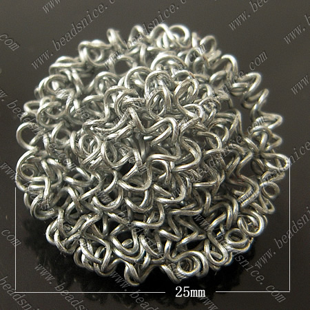 Iron thread wires flower wholesale jewelry accessory nickel-free