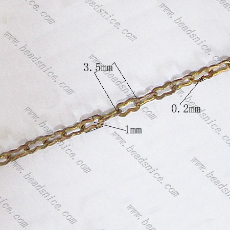 Dainty peanut chain fancy ornate crinkle chain link wholesale fashion jewelry findings brass nickel-free lead-safe DIY
